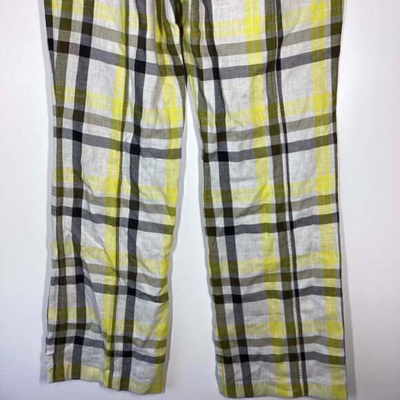 Current Air Los Angeles Plaid striped straight leg pants Size Medium - Picture 11 of 15